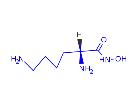 Molecular Structure of 4383-81-7 (N-hydroxylysinamide)