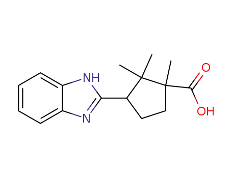 3-(1H-Benzoimidazol-2-yl)-1,2,2-trimethyl-cyclopentanecarboxylic acid