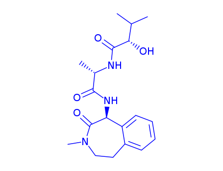 Butanamide,2-hydroxy-3-methyl-N-[(1S)-1-methyl-2-oxo-2-[[(1S)-2,3,4,5-tetrahydro-3-methyl-2-oxo-1H-3-benzazepin-1-yl]amino]ethyl]-,(2S)- 425386-60-3