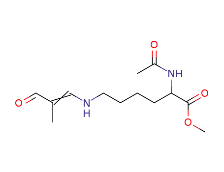 Molecular Structure of 77714-29-5 (2-Acetylamino-6-((E)-2-methyl-3-oxo-propenylamino)-hexanoic acid methyl ester)