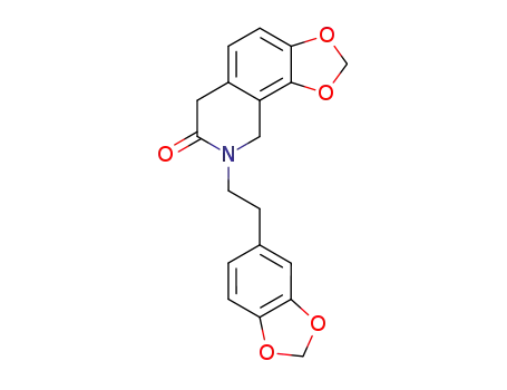 1,3-Dioxolo[4,5-h]isoquinolin-7(6H)-one,
8-[2-(1,3-benzodioxol-5-yl)ethyl]-8,9-dihydro-