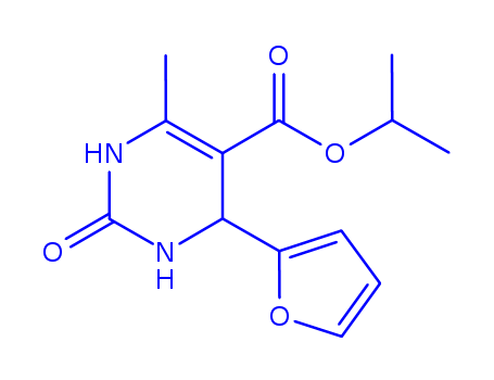 5-Pyrimidinecarboxylicacid,4-(2-furanyl)-1,2,3,4-tetrahydro-6-methyl-2-oxo-,1-methylethylester(9CI)