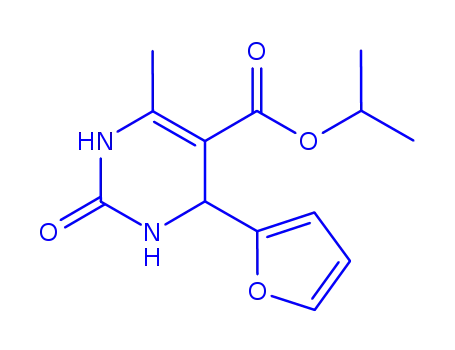 5-Pyrimidinecarboxylicacid,4-(2-furanyl)-1,2,3,4-tetrahydro-6-methyl-2-oxo-,1-methylethylester(9CI)