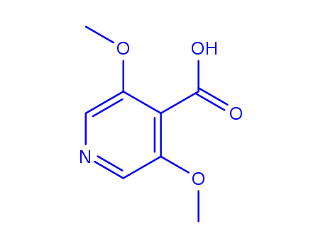 Molecular Structure of 444087-36-9 (4-Pyridinecarboxylicacid,3,5-dimethoxy-(9CI))