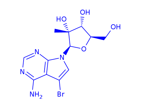 5-Bromo-7-(2-C-methyl-beta-D-ribofuranosyl)-7H-pyrrolo[2,3-d]pyrimidin-4-amine