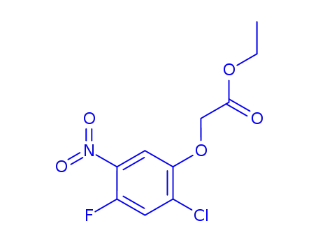 Ethyl 2-(2-chloro-4-fluoro-5-nitrophenoxy)acetate