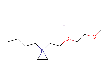 N-butyl-N-[2-(2-methoxyethoxy)ethyl]aziridinium iodide