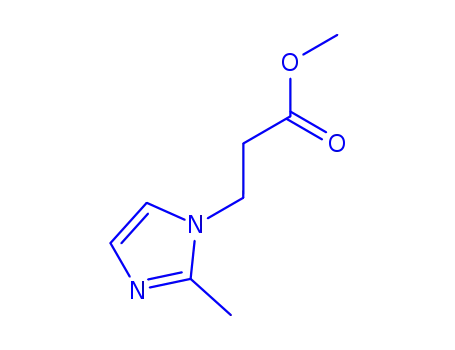 Molecular Structure of 457957-92-5 (methyl 3-(2-methyl-1H-imidazol-1-yl)propanoate)