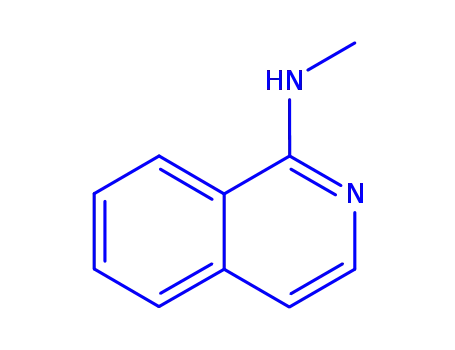Molecular Structure of 46000-11-7 (1-Isoquinolinamine,N-methyl-(9CI))