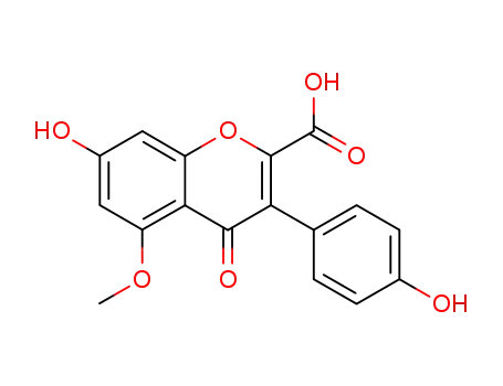 7-hydroxy-3-(4-hydroxy-phenyl)-5-methoxy-4-oxo-4<i>H</i>-chromene-2-carboxylic acid
