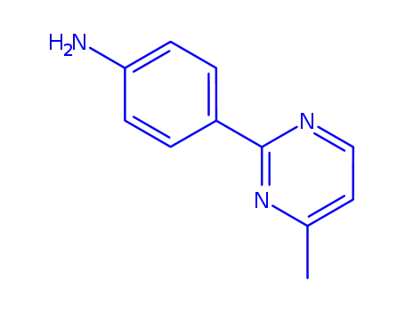 벤젠아민, 4-(4-메틸-2-피리미디닐)-(9CI)