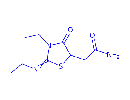 5-Thiazolidineacetamide,3-ethyl-2-(ethylimino)-4-oxo-(9CI)