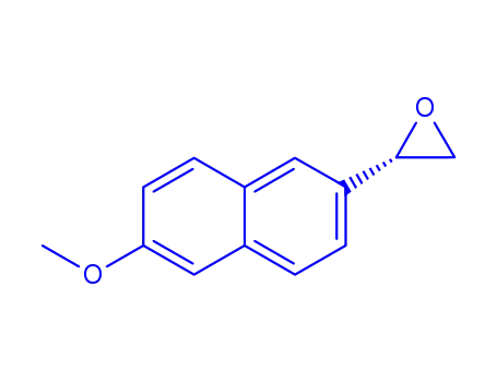 Molecular Structure of 473999-87-0 (2-(6-METHOXYNAPHTHALEN-2-YL)OXIRANE)