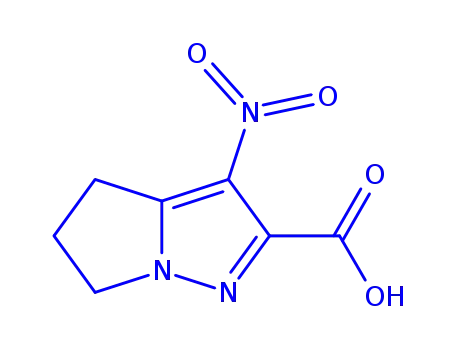 4H-Pyrrolo[1,2-b]pyrazole-2-carboxylicacid,5,6-dihydro-3-nitro-(9CI)