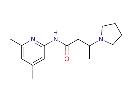N-(4,6-DIMETHYL-2-PYRIDYL)-3-(1-PYRROLIDINYL)BUTANAMIDE