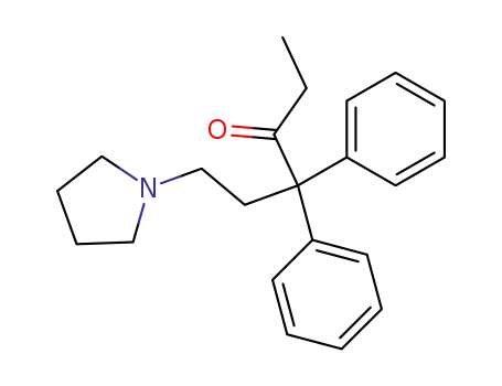 4,4-diphenyl-6-pyrrolidino-hexan-3-one