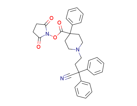 (2,5-dioxopyrrolidin-1-yl)1-[3-cyano-3,3-di(phenyl)propyl]-4-phenylpiperidine-4-carboxylate