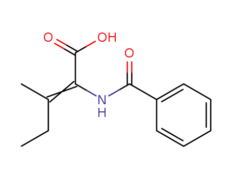 2-Pentenoic acid, 2-(benzoylamino)-3-methyl-