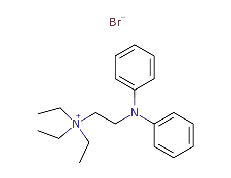 Molecular Structure of 2933-24-6 (2-(diphenylamino)-N,N,N-triethylethanaminium bromide)