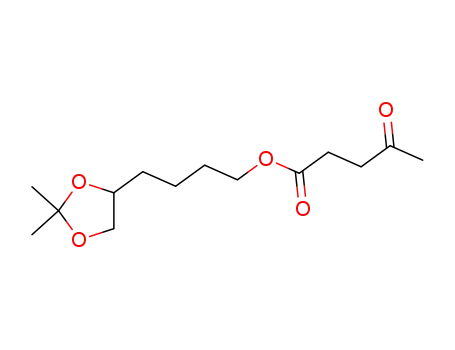 Pentanoic acid, 4-oxo-, 4-(2,2-dimethyl-1,3-dioxolan-4-yl)butyl ester