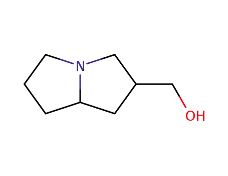 Molecular Structure of 170442-05-4 (hexahydro-1H-Pyrrolizine-2-Methanol)