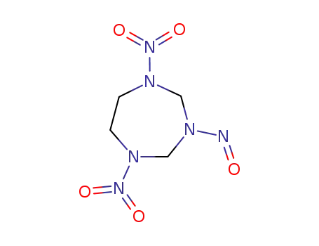 Molecular Structure of 5800-63-5 (1H-1,3,5-Triazepine, hexahydro-1,5-dinitro-3-nitroso-)