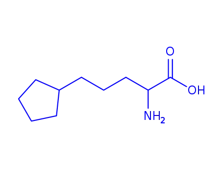 Molecular Structure of 6267-32-9 (5-cyclopentylnorvaline)