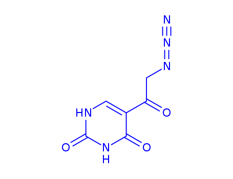 5-(2-azidoacetyl)-1H-pyrimidine-2,4-dione cas  6266-31-5