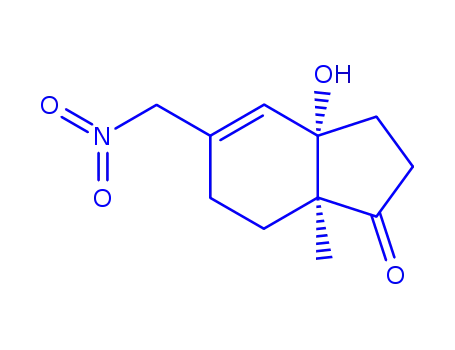 1H-Inden-1-one, 2,3,3a,6,7,7a-hexahydro-3a-hydroxy-7a-methyl-5-(nitromethyl)-, (3aS,7aS)- (9CI)