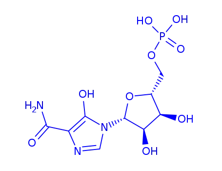 Molecular Structure of 62025-48-3 (bredinin 5'-monophosphate)