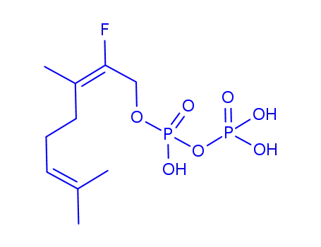 Molecular Structure of 62163-14-8 (2-fluorogeranyl pyrophosphate)