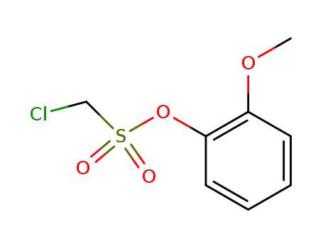 Molecular Structure of 98490-95-0 (chloro-methanesulfonic acid-(2-methoxy-phenyl ester))