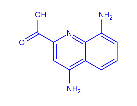 2-Quinolinecarboxylicacid,4,8-diamino-(9CI)