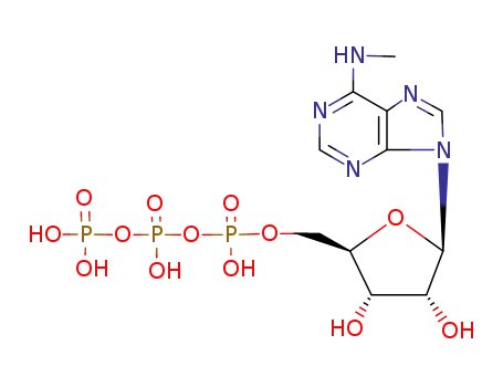 Molecular Structure of 3130-39-0 (Adenosine 5'-(tetrahydrogen triphosphate), N-methyl-)