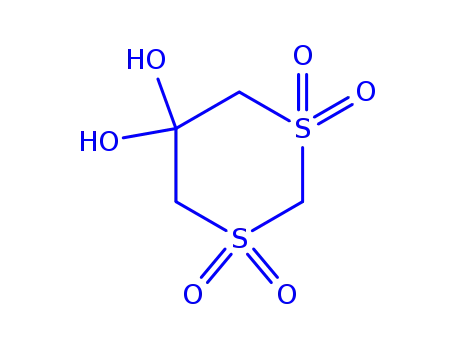 1,3-디티안-5,5-디올, 1,1,3,3-사산화물(9CI)