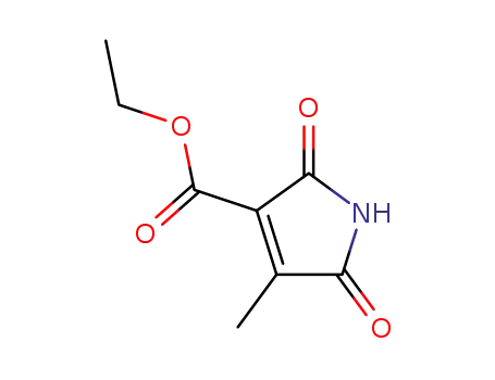 Molecular Structure of 98487-98-0 (4-methyl-2,5-dioxo-2,5-dihydro-pyrrole-3-carboxylic acid ethyl ester)