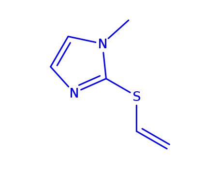 Molecular Structure of 500167-99-7 (1H-Imidazole,2-(ethenylthio)-1-methyl-(9CI))
