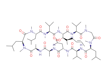 33-[(E)-1-hydroxy-2-methylhex-4-enyl]-1,4,7,10,12,15,19,25,28-nonamethyl-6,9,18,24-tetrakis(2-methylpropyl)-3,21,30-tri(propan-2-yl)-1,4,7,10,13,16,19,22,25,28,31-undecazacyclotritriacontane-2,5,8,11,14,17,20,23,26,29,32-undecone