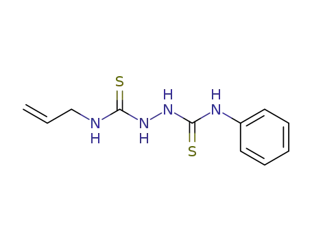 Molecular Structure of 27749-13-9 (1,2-Hydrazinedicarbothioamide, N-phenyl-N'-2-propenyl-)