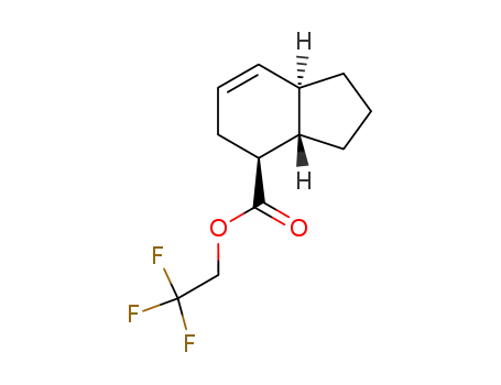(+)-(4S,3aS,7aS)-2,3,3a,4,5,7a-hexahydro-1H-indene-4-carboxylic acid 2,2,2-trifluoroethyl ester