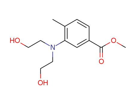 Benzoicacid, 3-[bis(2-hydroxyethyl)amino]-4-methyl-, methyl ester cas  18595-32-9