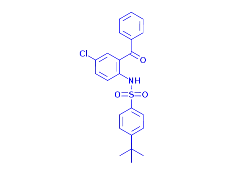 N-(2-benzoyl-4-chlorophenyl)-4-tert-butylbenzenesulfonamide