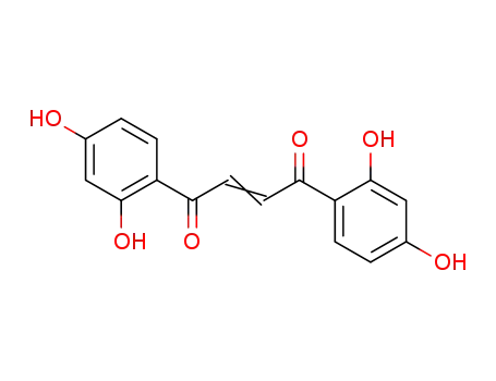 Molecular Structure of 92965-41-8 (1.2-Bis-<2'.4'-dihydroxy-benzoyl>-ethylen)