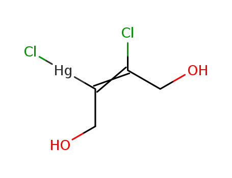 2-chloro-3-hydroxy-1-hydroxymethyl-propenylmercury <sup>(1+)</sup>; chloride