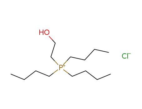 Molecular Structure of 54580-84-6 (tri-n-butyl(2-hydroxyethyl)phosphonium chloride)