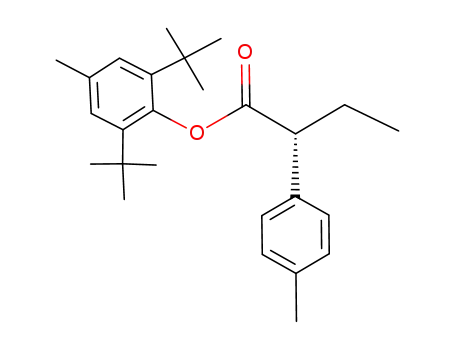 Molecular Structure of 1016627-44-3 (2,6-di-tert-butyl-4-methylphenyl 2-p-tolylbutanoate)