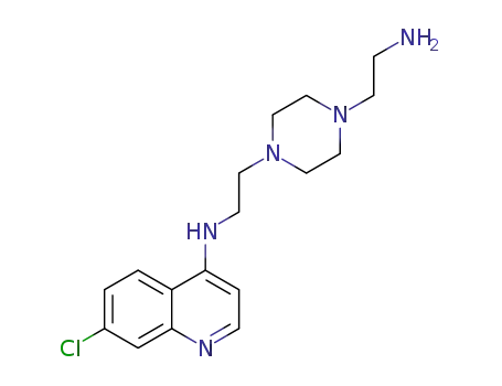 Molecular Structure of 1416359-97-1 (N-(2-(4-(2-aminoethyl)piperazin-1-yl)ethyl)-7-chloroquinolin-4-amine)