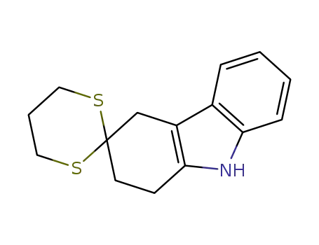 2,3,4,9-tetrahydrospiro<1H-carbazole-3,2'-<1,3>dithiane>