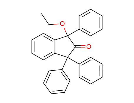 1-Aethoxy-1,3,3-triphenyl-2-indanon