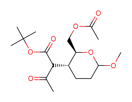 methyl 6-O-acetyl-2,3,4-trideoxy-4-[acetyl(tert-butoxycarbonyl)methyl]-D-erythro-hexopyranoside